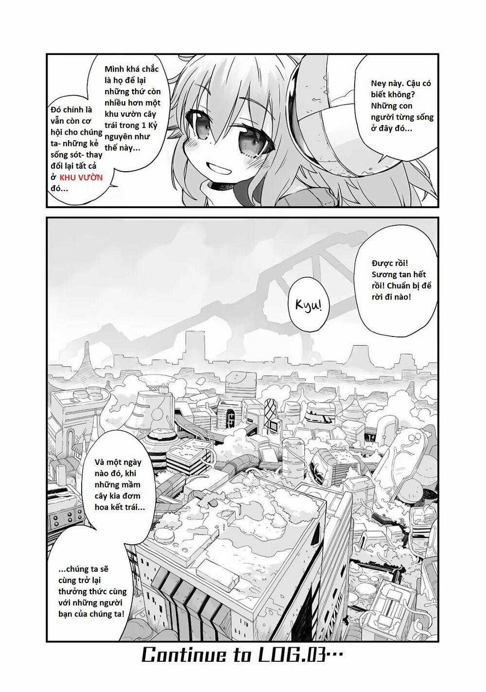 Ngay Cả Khi Hậu Tận Thế, Thật Hạnh Phúc Vẫn Còn Được Sống... Chapter 2.2: Khu vườn ẩn trong làn sương mù đỏ thẫm trang 6