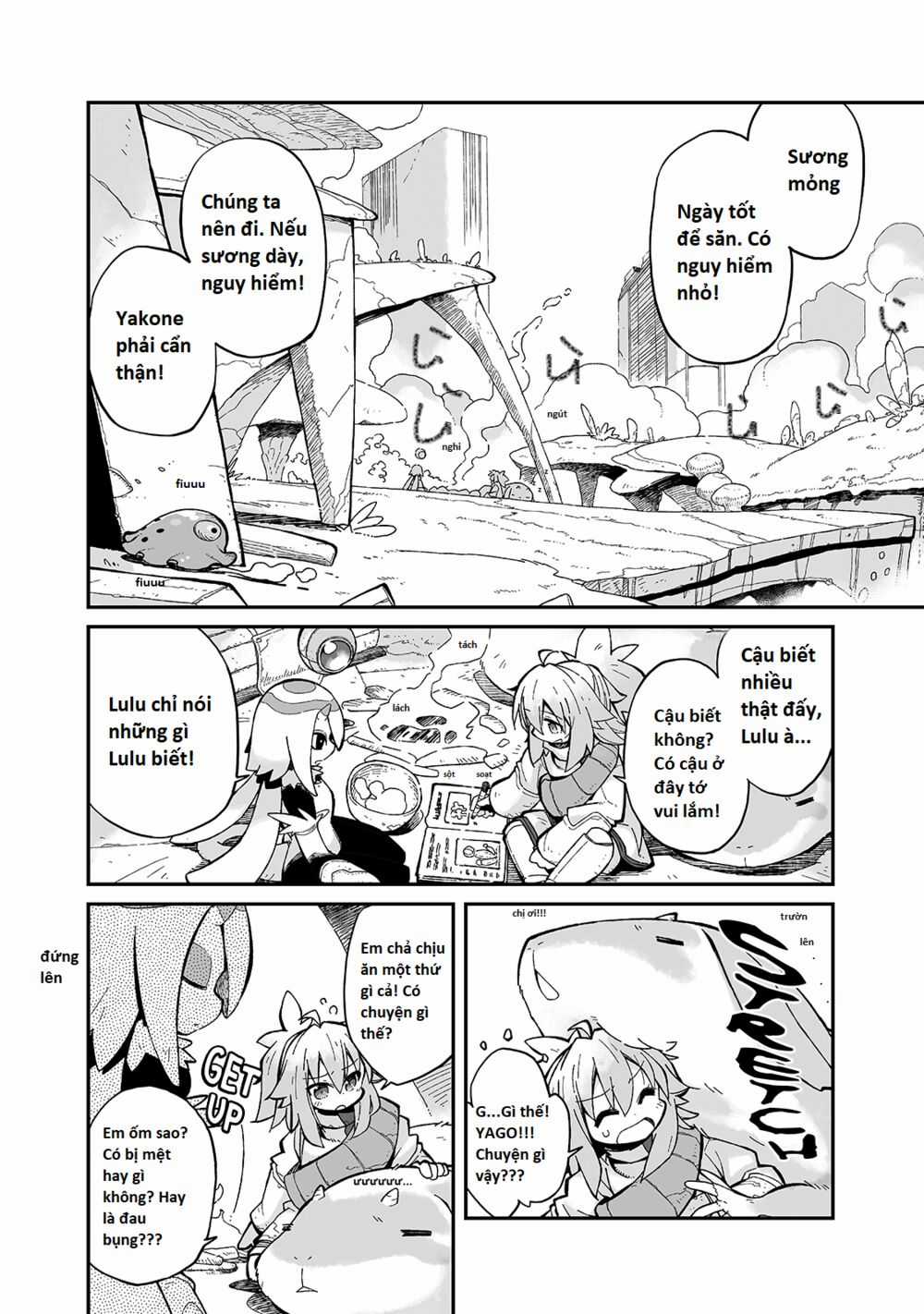 Ngay Cả Khi Hậu Tận Thế, Thật Hạnh Phúc Vẫn Còn Được Sống... Chapter 9.1: Giao tiếp không nhất thiết chỉ bằng từ ngữ trang 3