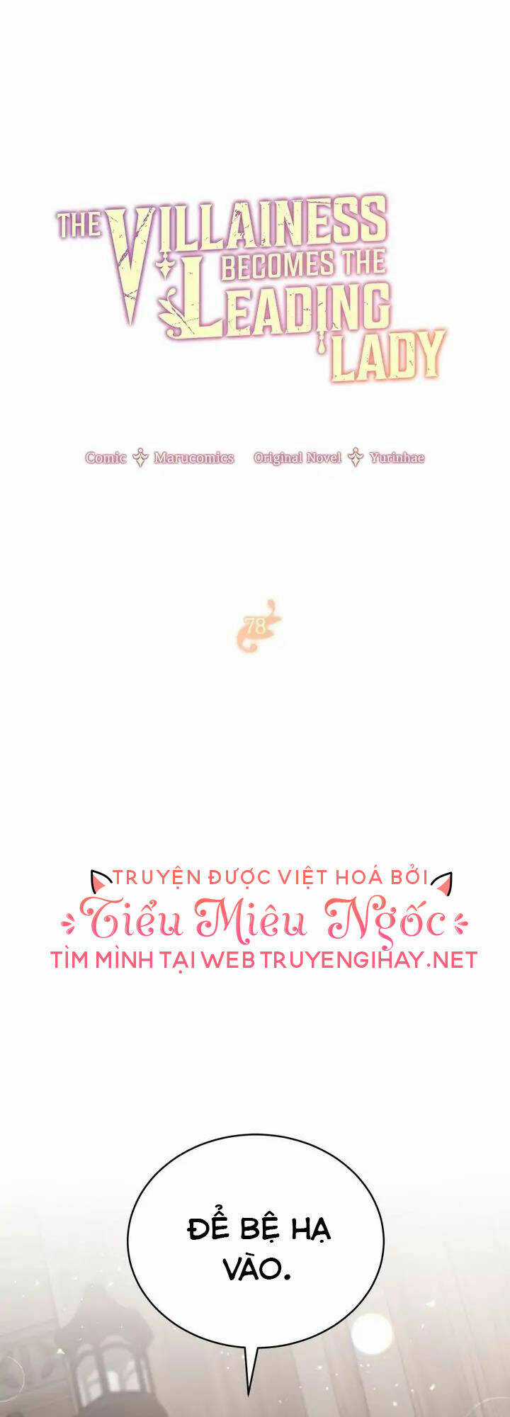 Ngay Cả Khi Là Ác Nữ, Tôi Vẫn Sẽ Trở Thành Nữ Chính Chapter 78 trang 0