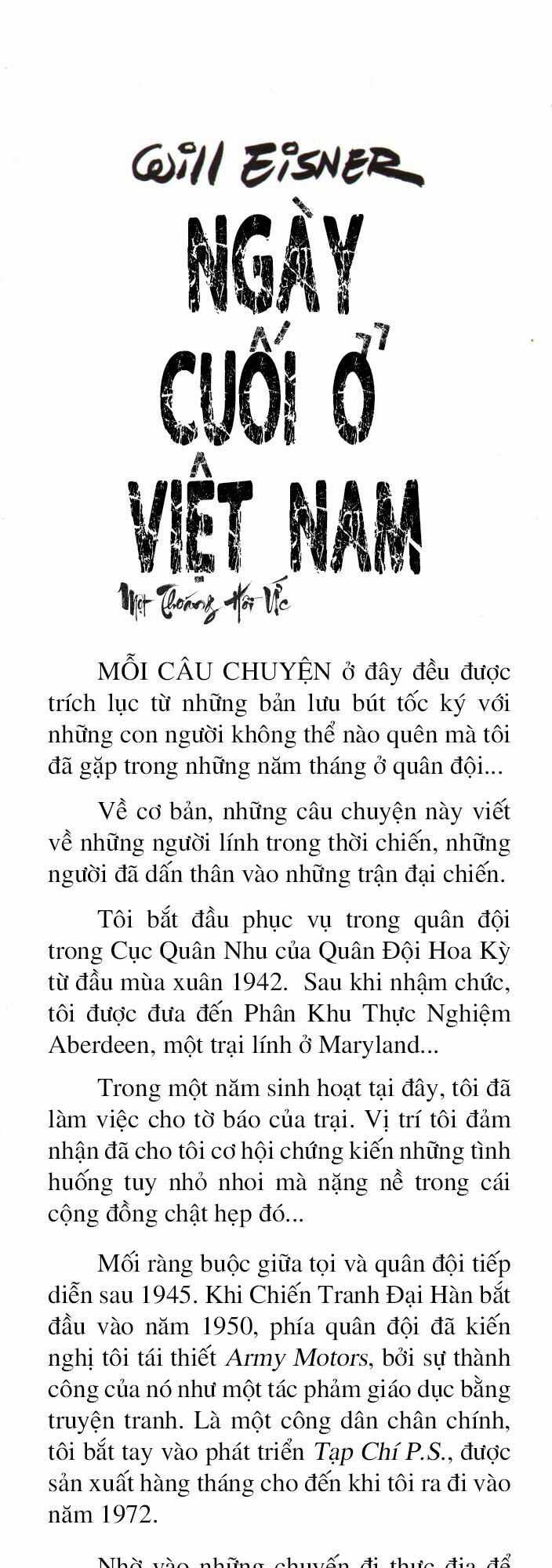 Ngày Cuối Ở Việt Nam Chapter 1 trang 2