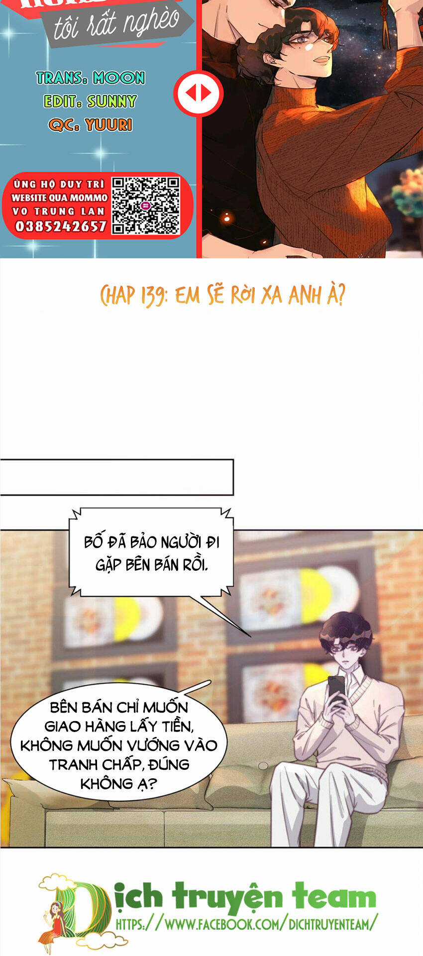 Nghe Nói Tôi Rất Nghèo Chapter 139 trang 2