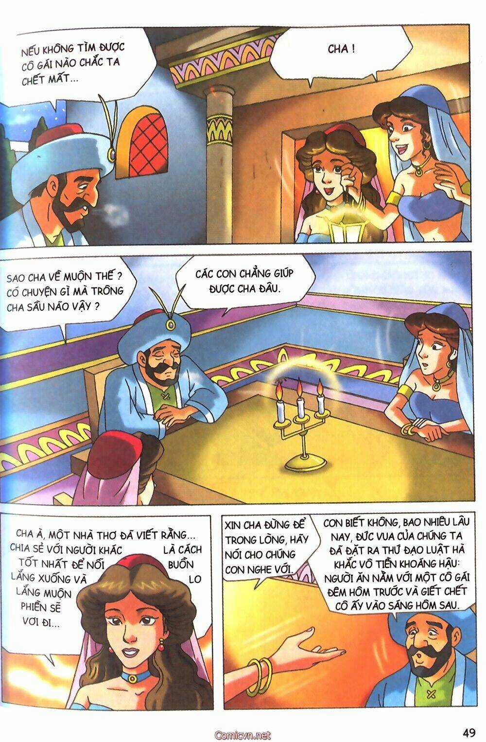 Nghìn lẻ một đêm màu Chapter 1 trang 47