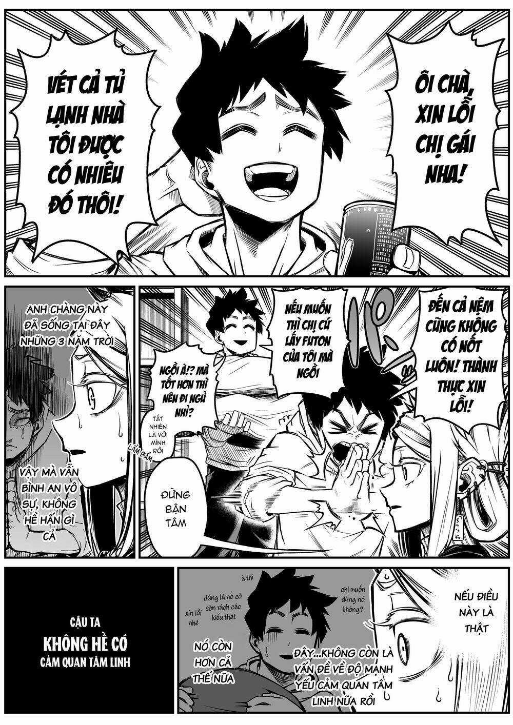 Ngôi Nhà Bị Ma Ám Mạnh Nhất Và Chàng Trai Không Có Năng Lực Tâm Linh Chapter 16 trang 2