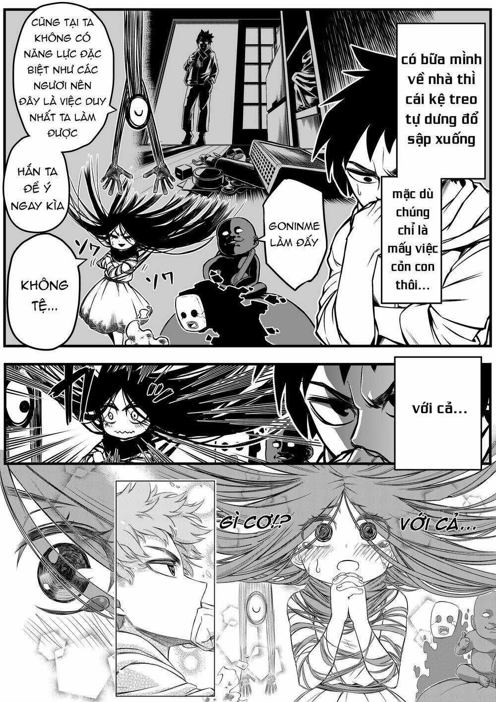 Ngôi Nhà Bị Ma Ám Mạnh Nhất Và Chàng Trai Không Có Năng Lực Tâm Linh Chapter 4 trang 3