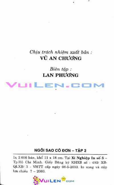 Ngôi sao cô đơn Chapter 2 trang 3