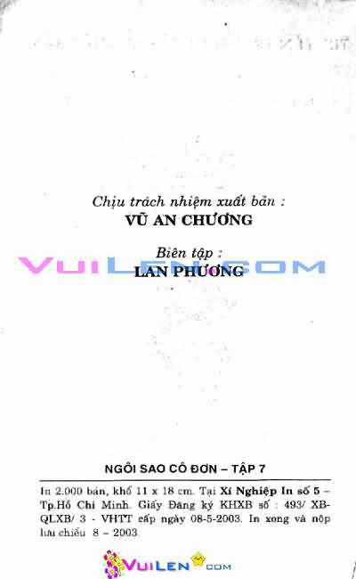 Ngôi sao cô đơn Chapter 7 trang 3