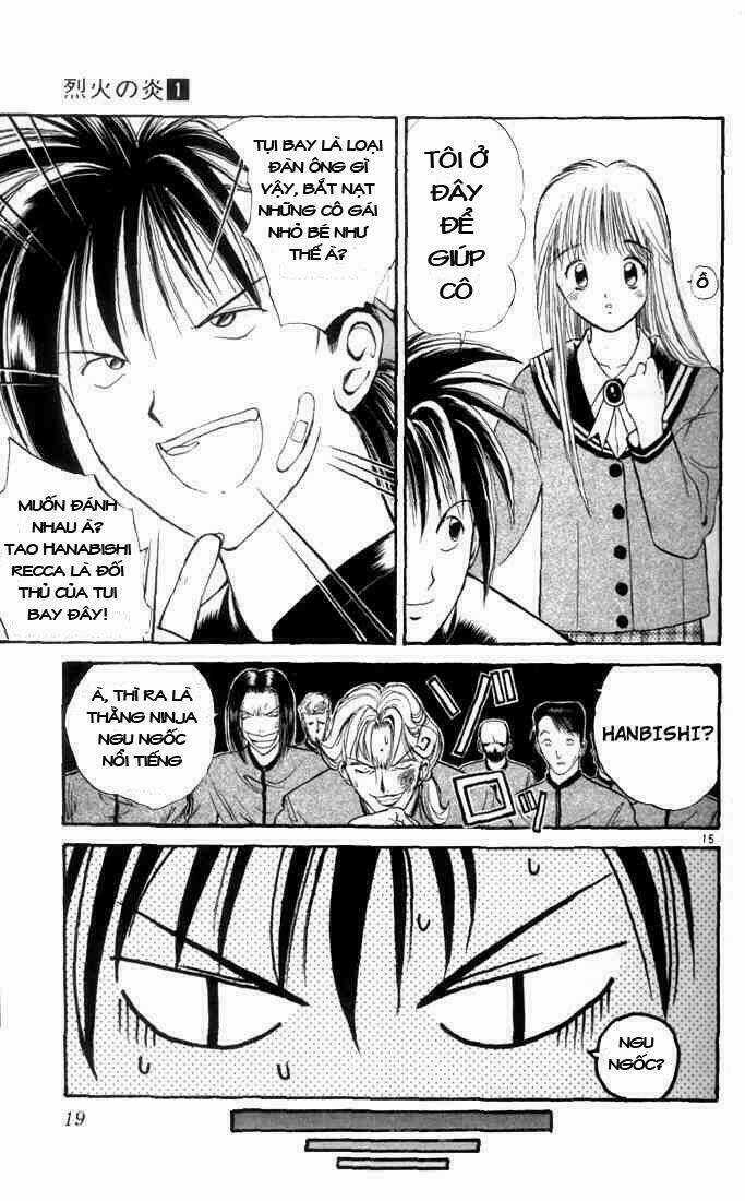 Ngọn Lửa Recca Chapter 1 trang 16