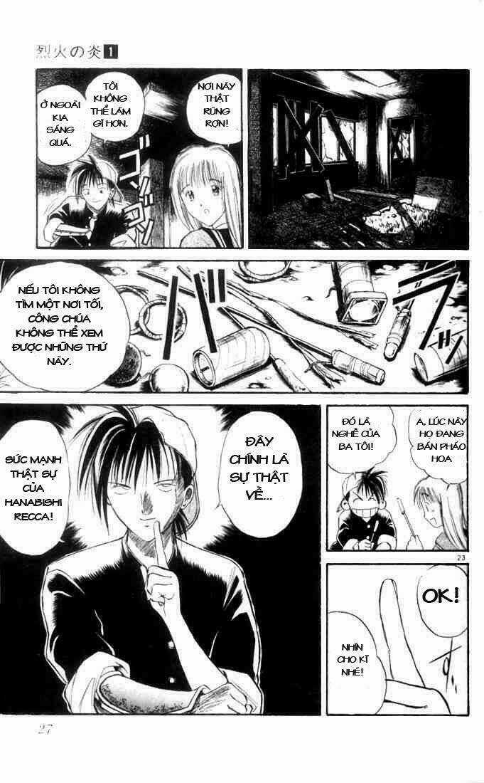 Ngọn Lửa Recca Chapter 1 trang 24