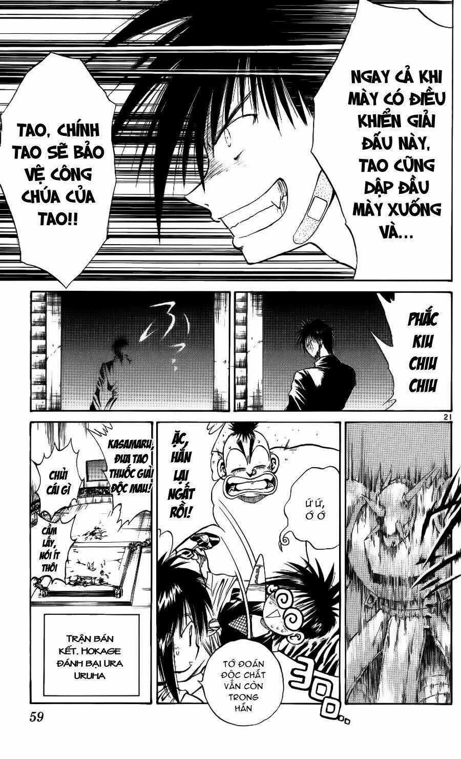 Ngọn Lửa Recca Chapter 100 trang 21