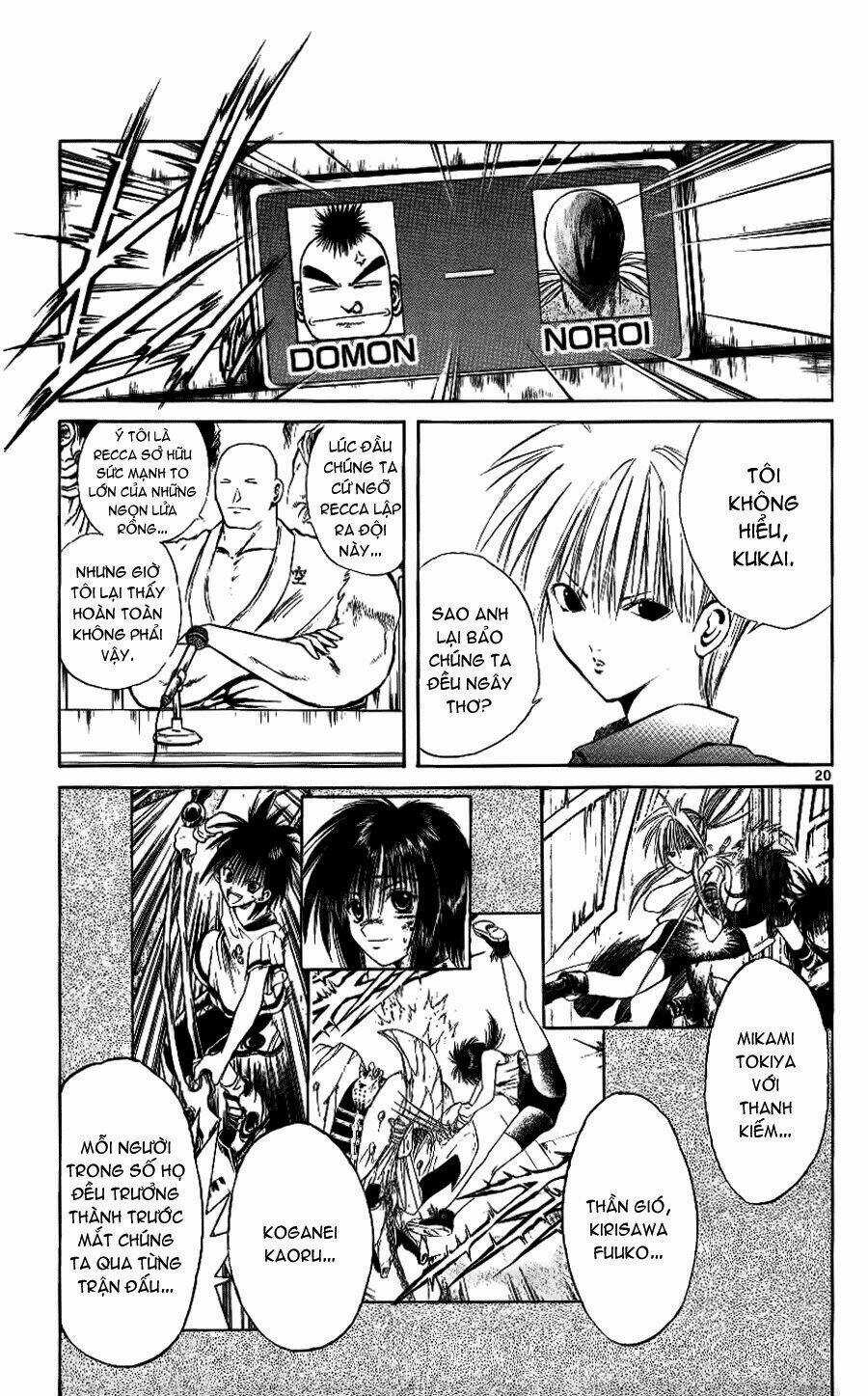 Ngọn Lửa Recca Chapter 107 trang 21