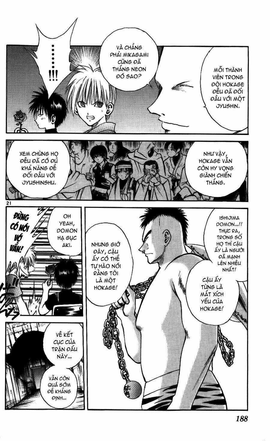 Ngọn Lửa Recca Chapter 107 trang 22