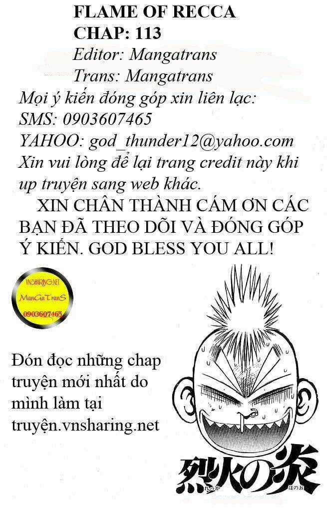 Ngọn Lửa Recca Chapter 113 trang 2