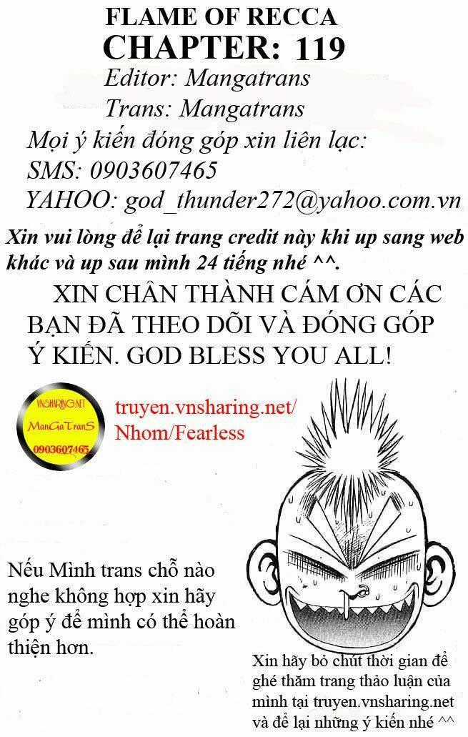 Ngọn Lửa Recca Chapter 119 trang 0