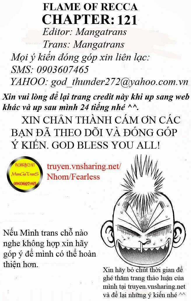 Ngọn Lửa Recca Chapter 121 trang 0