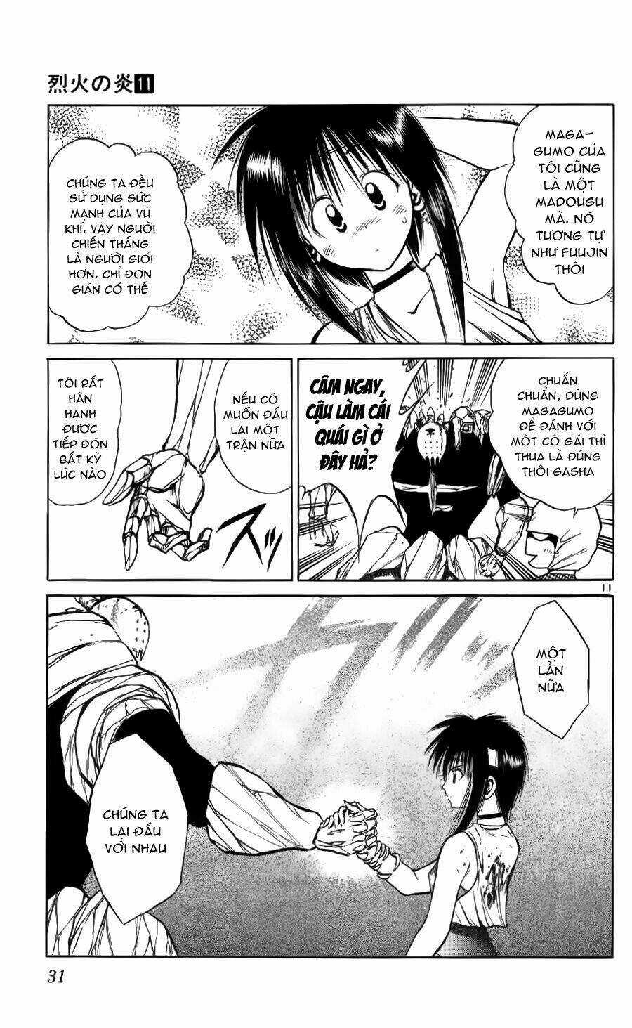 Ngọn Lửa Recca Chapter 99 trang 11