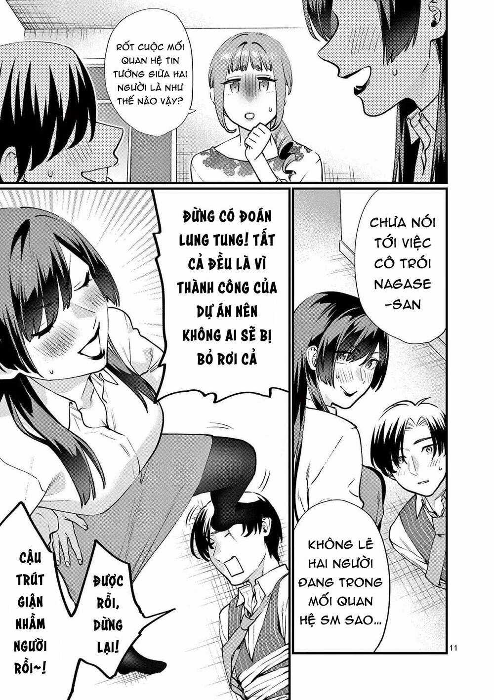 Người Cha Chủ Tịch Đột Nhiên Mất Tích, Tôi Phải Gánh Vác Dự Án Hàng Tỷ Với Ba Nữ Nhân Viên Chapter 10 trang 11