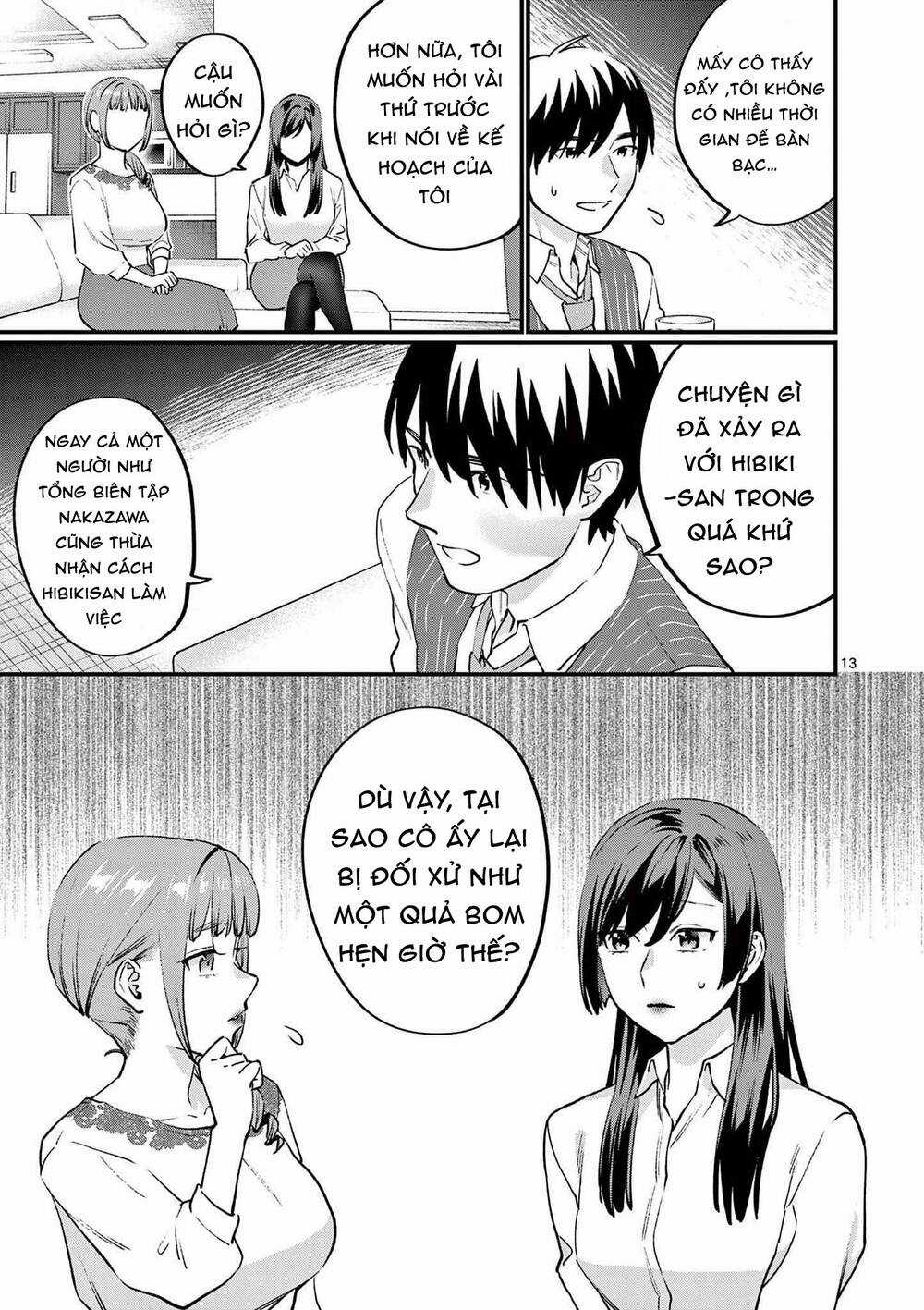 Người Cha Chủ Tịch Đột Nhiên Mất Tích, Tôi Phải Gánh Vác Dự Án Hàng Tỷ Với Ba Nữ Nhân Viên Chapter 10 trang 13