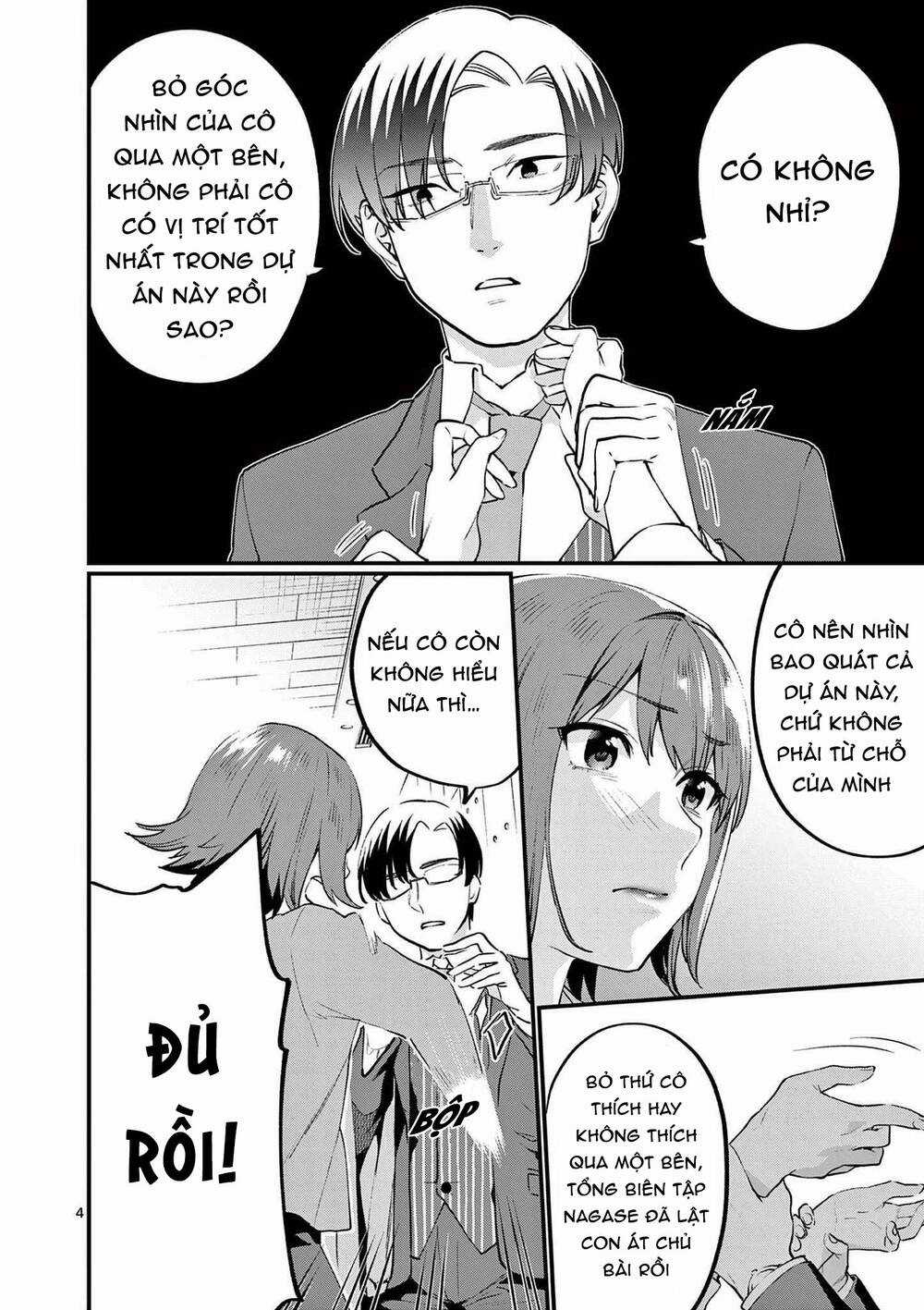 Người Cha Chủ Tịch Đột Nhiên Mất Tích, Tôi Phải Gánh Vác Dự Án Hàng Tỷ Với Ba Nữ Nhân Viên Chapter 10 trang 4