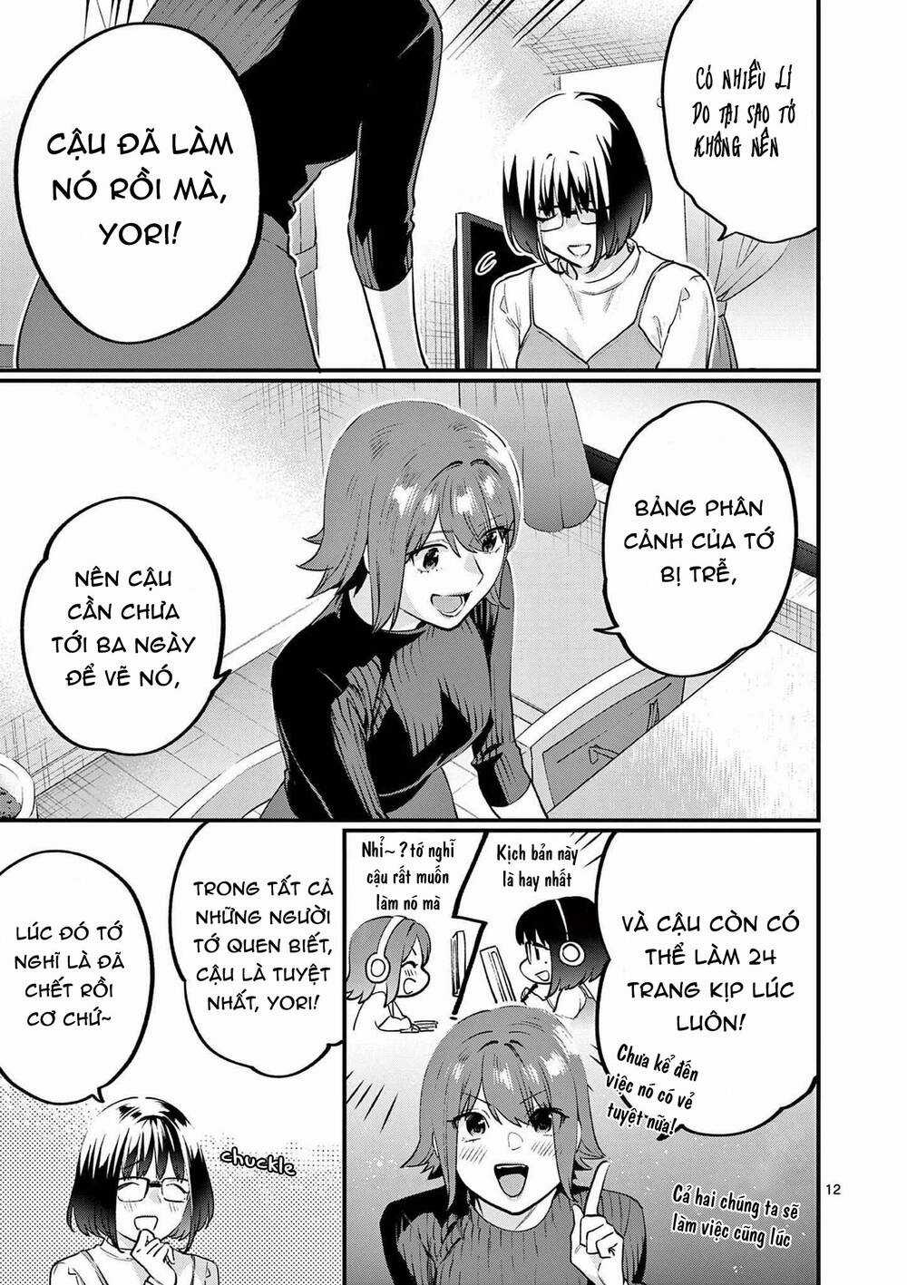 Người Cha Chủ Tịch Đột Nhiên Mất Tích, Tôi Phải Gánh Vác Dự Án Hàng Tỷ Với Ba Nữ Nhân Viên Chapter 11 trang 12