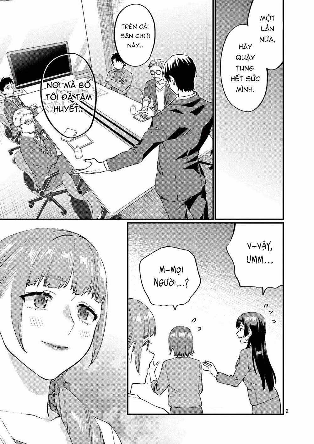 Người Cha Chủ Tịch Đột Nhiên Mất Tích, Tôi Phải Gánh Vác Dự Án Hàng Tỷ Với Ba Nữ Nhân Viên Chapter 3 trang 9