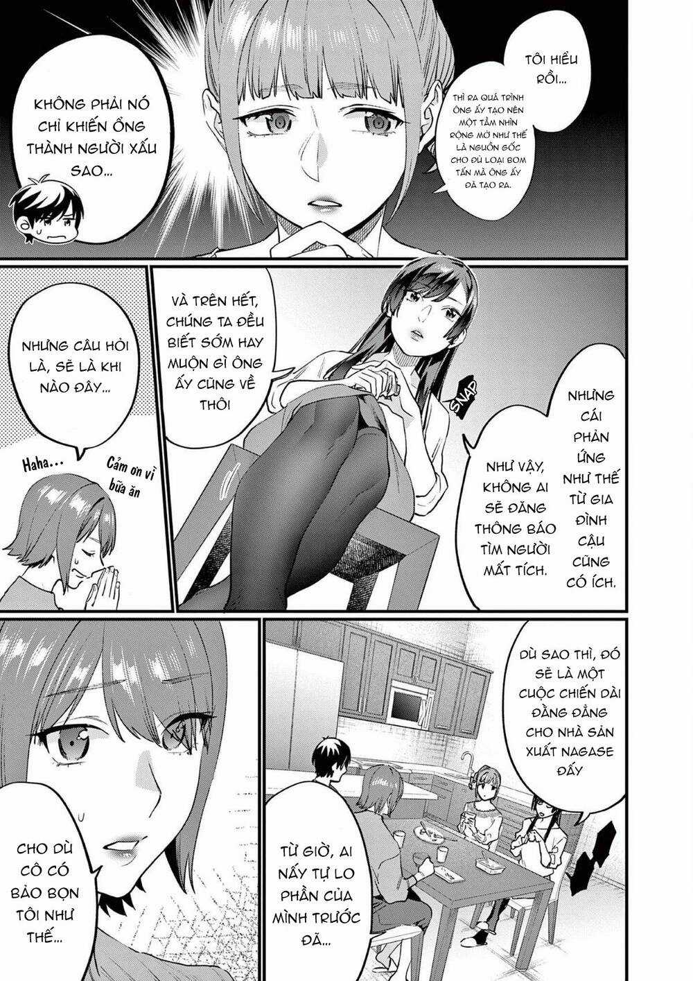 Người Cha Chủ Tịch Đột Nhiên Mất Tích, Tôi Phải Gánh Vác Dự Án Hàng Tỷ Với Ba Nữ Nhân Viên Chapter 4 trang 13