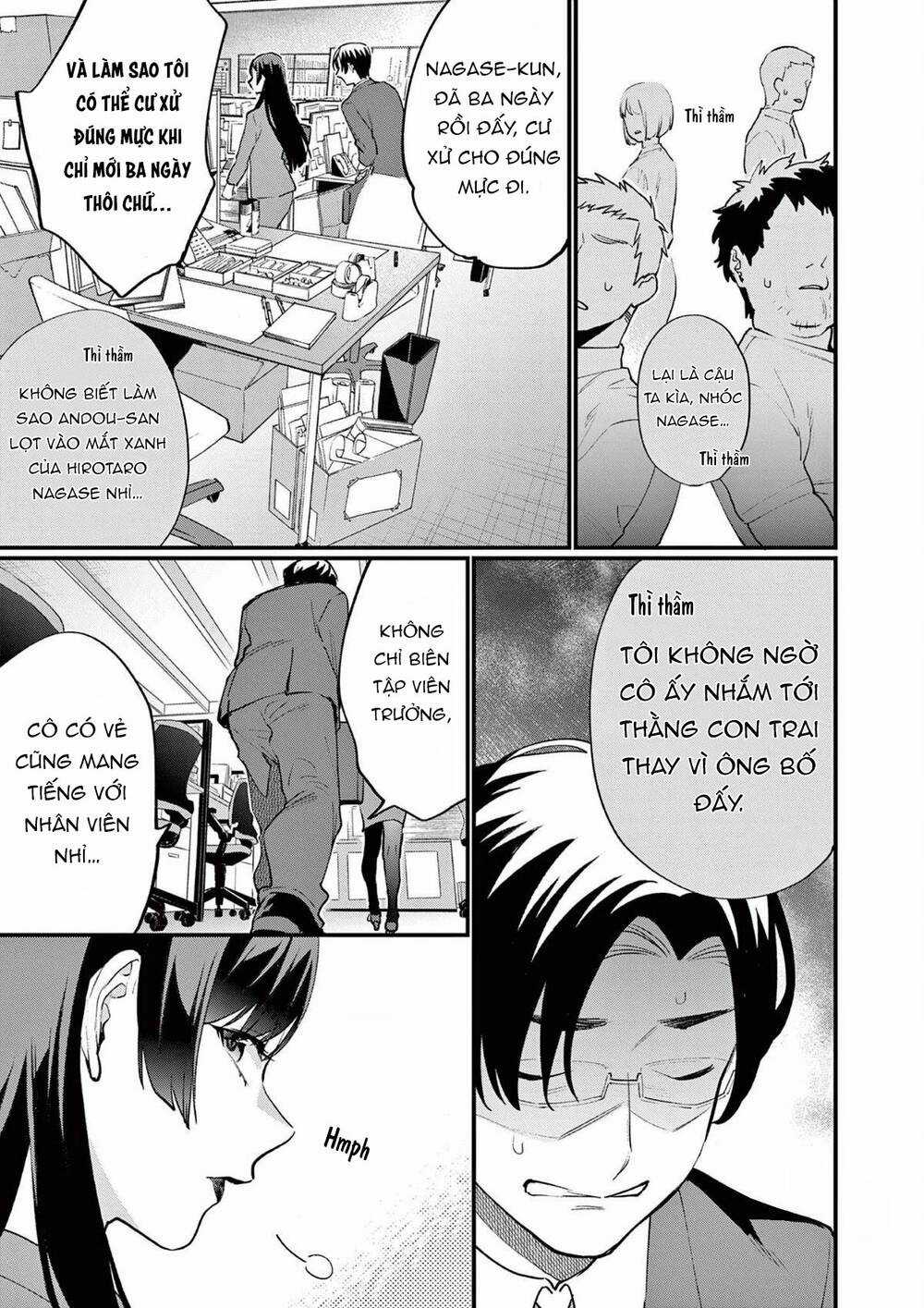 Người Cha Chủ Tịch Đột Nhiên Mất Tích, Tôi Phải Gánh Vác Dự Án Hàng Tỷ Với Ba Nữ Nhân Viên Chapter 4 trang 23