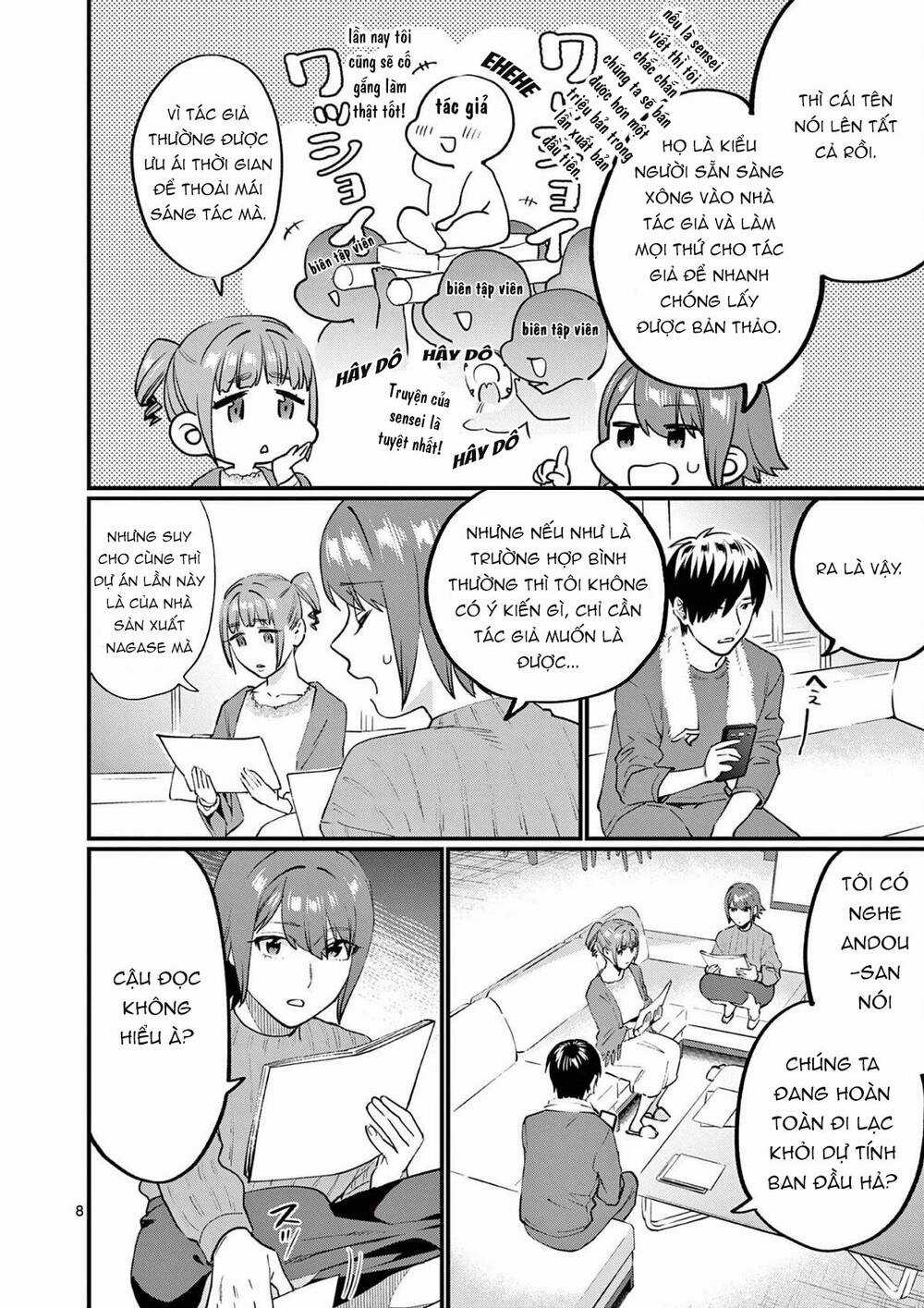 Người Cha Chủ Tịch Đột Nhiên Mất Tích, Tôi Phải Gánh Vác Dự Án Hàng Tỷ Với Ba Nữ Nhân Viên Chapter 5 trang 8