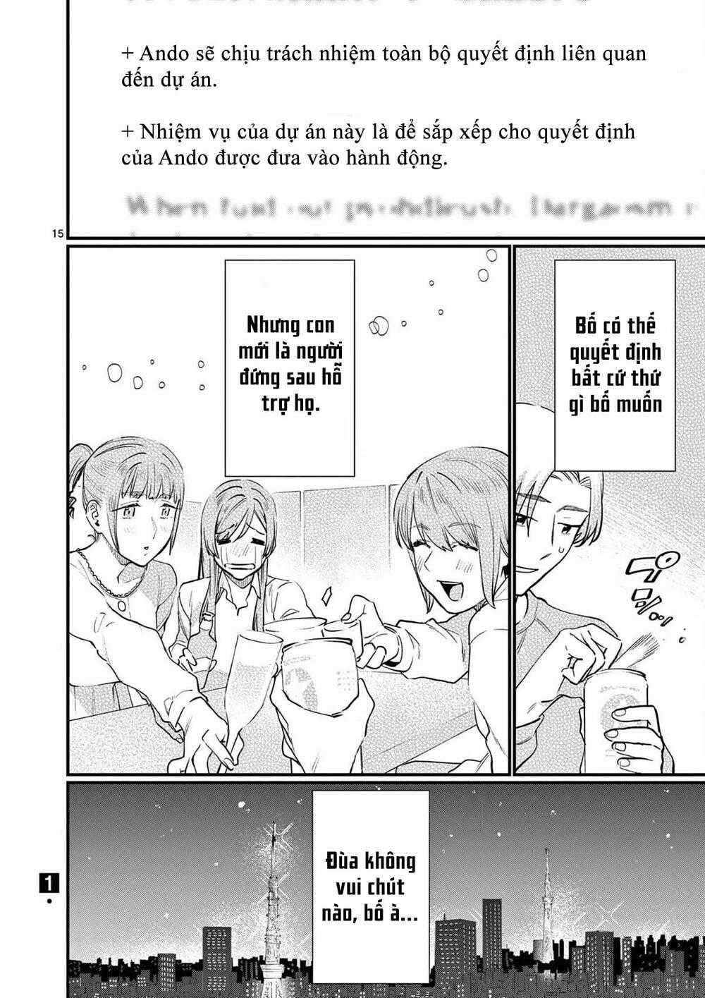 Người Cha Chủ Tịch Đột Nhiên Mất Tích, Tôi Phải Gánh Vác Dự Án Hàng Tỷ Với Ba Nữ Nhân Viên Chapter 7 trang 15