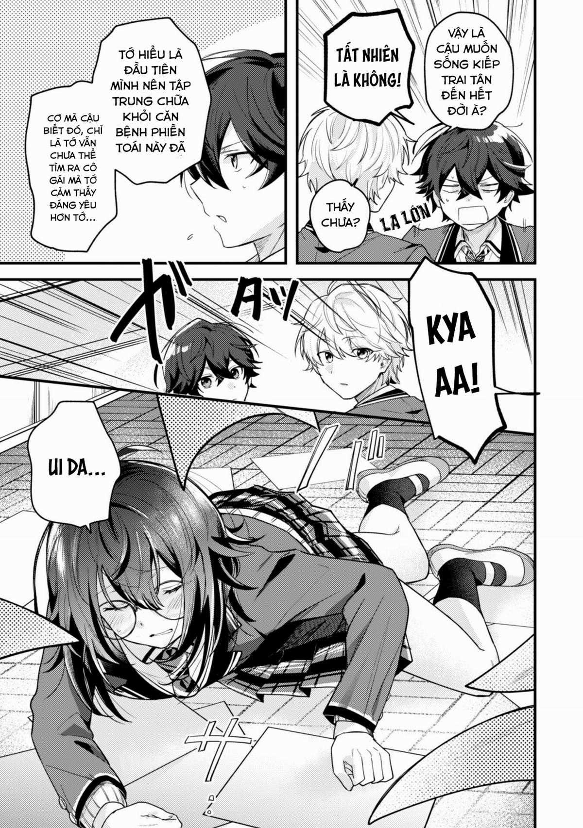 Người “dễ thương” nhất thế giới là Amamiya, đứng thứ hai là tôi. Chapter 1 trang 23