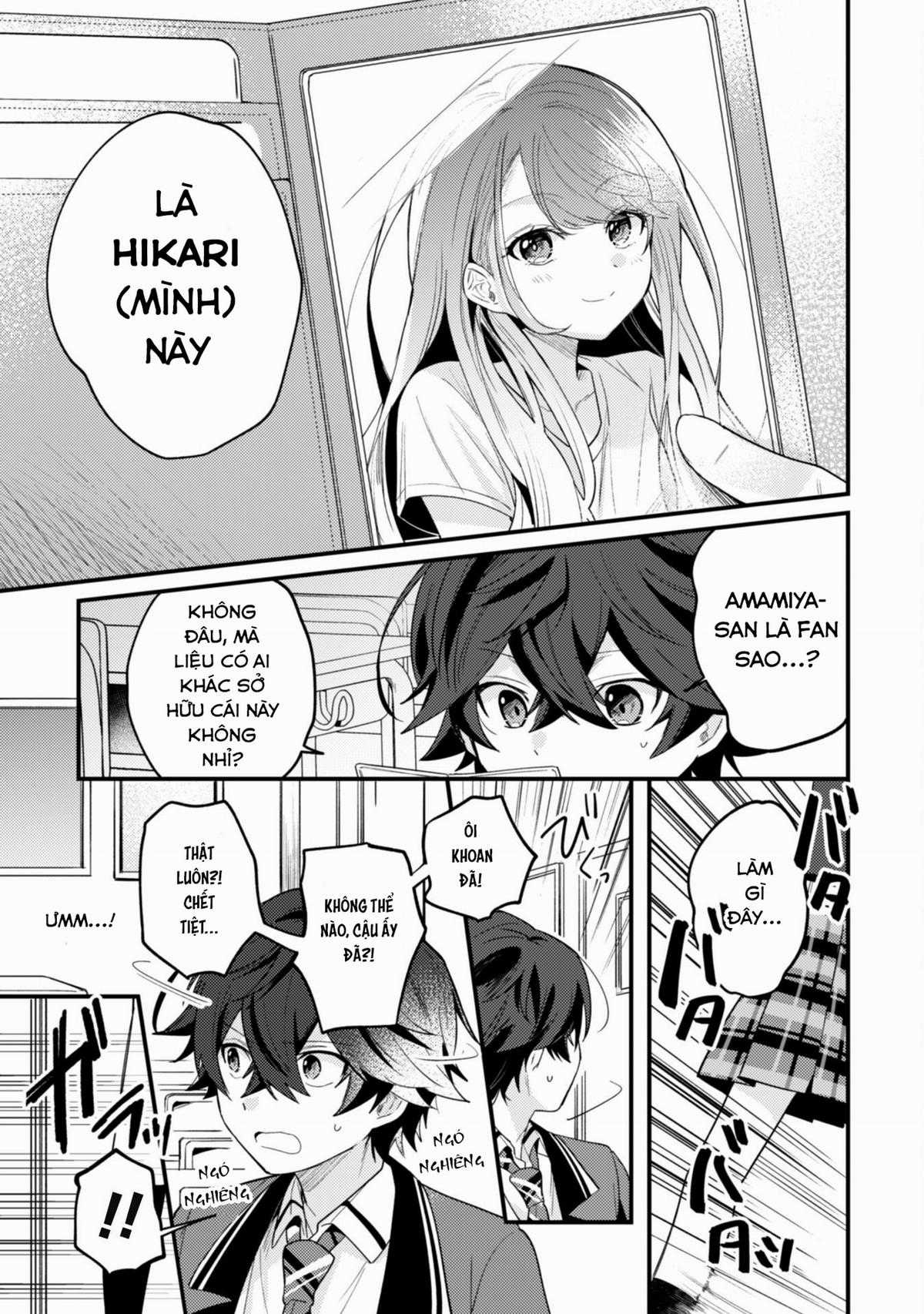 Người “dễ thương” nhất thế giới là Amamiya, đứng thứ hai là tôi. Chapter 1 trang 33