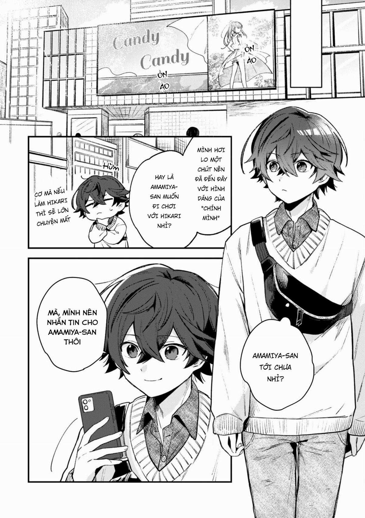 Người “dễ thương” nhất thế giới là Amamiya, đứng thứ hai là tôi. Chapter 3 trang 12