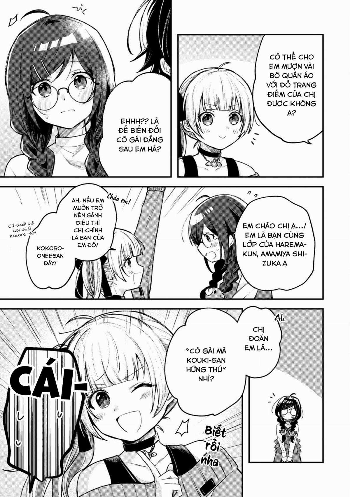 Người “dễ thương” nhất thế giới là Amamiya, đứng thứ hai là tôi. Chapter 3 trang 21