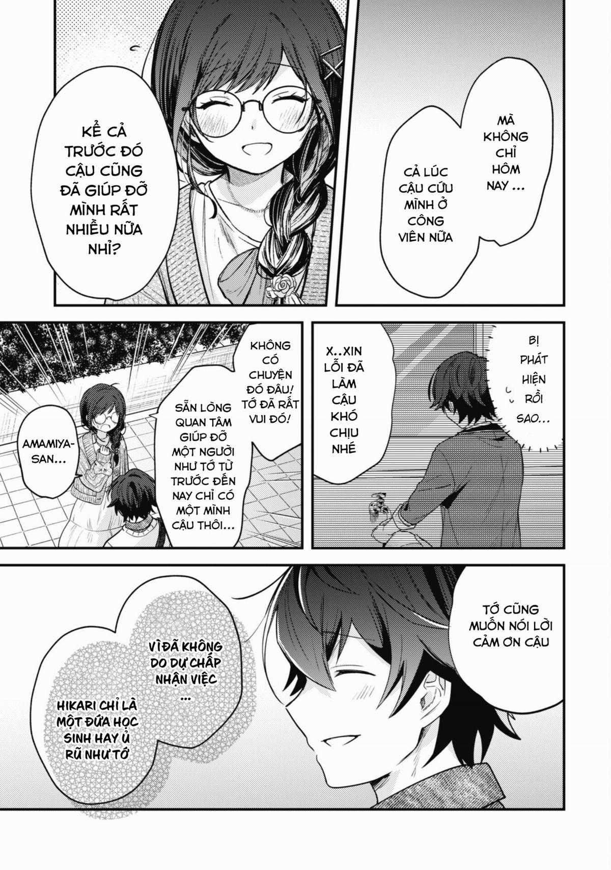 Người “dễ thương” nhất thế giới là Amamiya, đứng thứ hai là tôi. Chapter 4 trang 24