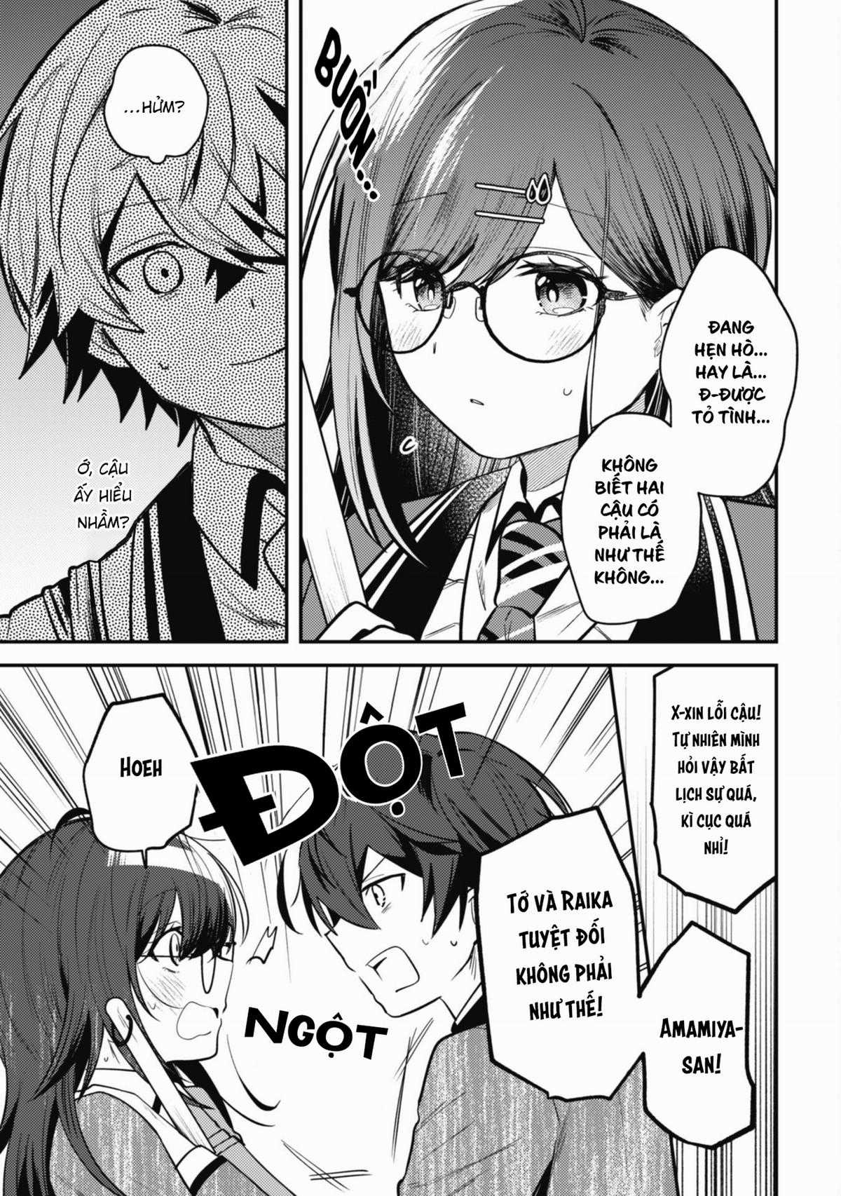 Người “dễ thương” nhất thế giới là Amamiya, đứng thứ hai là tôi. Chapter 7 trang 12