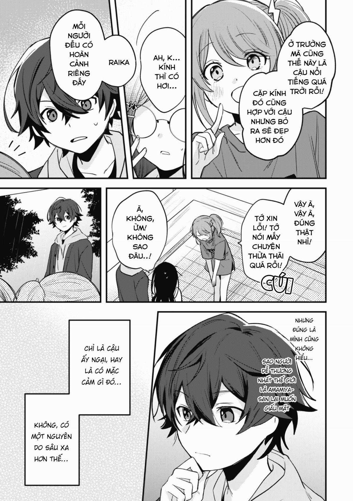 Người “dễ thương” nhất thế giới là Amamiya, đứng thứ hai là tôi. Chapter 8 trang 10