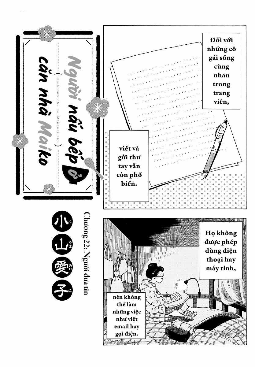 Người nấu bếp ở căn nhà Maiko Chapter 22 trang 0
