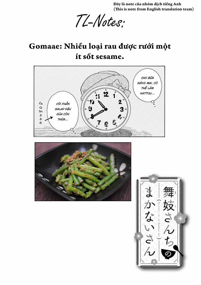 Người nấu bếp ở căn nhà Maiko Chapter 3 trang 15