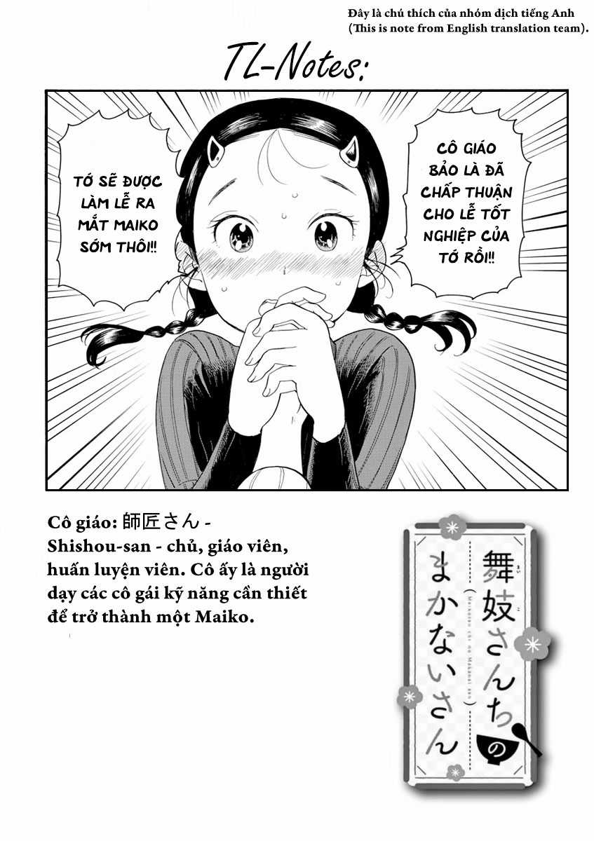 Người nấu bếp ở căn nhà Maiko Chapter 9 trang 14