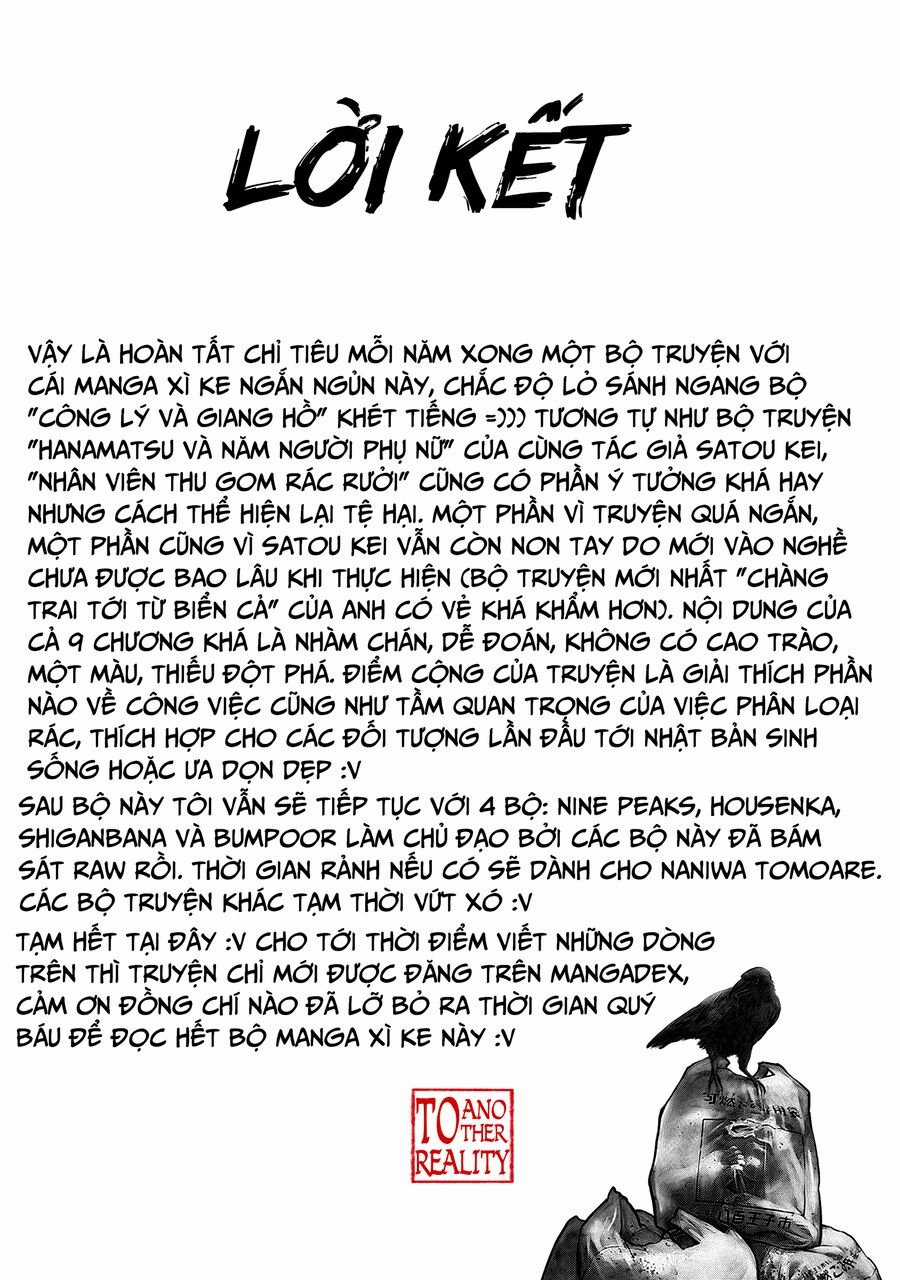 Người Thu Gom Rác - Phong Cách Của Saionji Chapter 9 trang 21