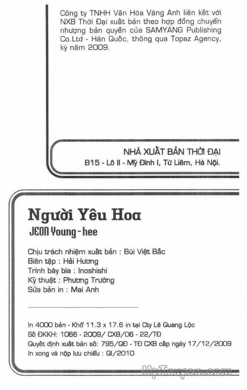 Người Yêu Hoa Chapter 4 trang 1
