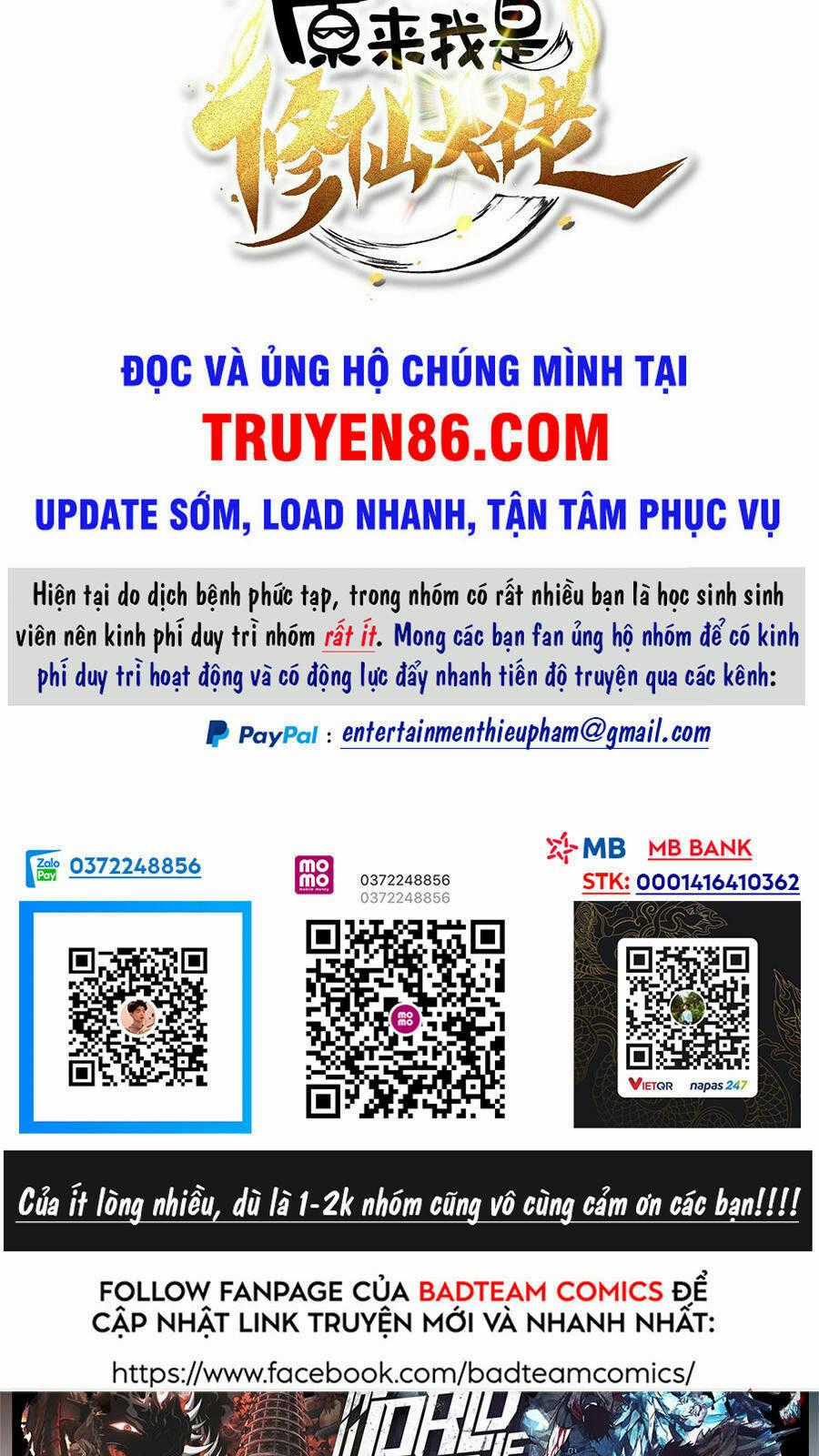 Nguyên Lai Ta Là Tu Tiên Đại Lão Chương 39 trang 1
