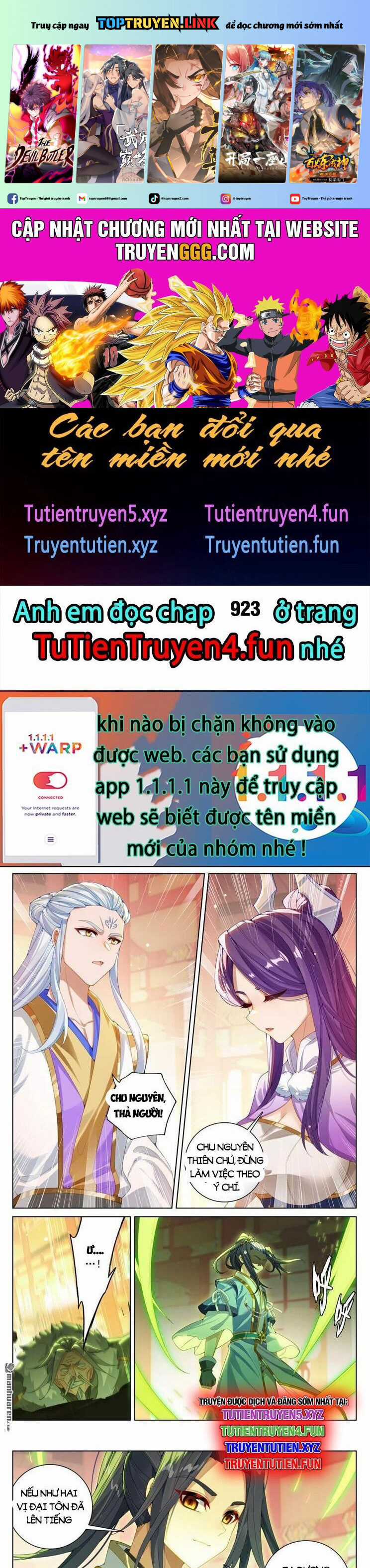 Nguyên Tôn Chapter 922 trang 1