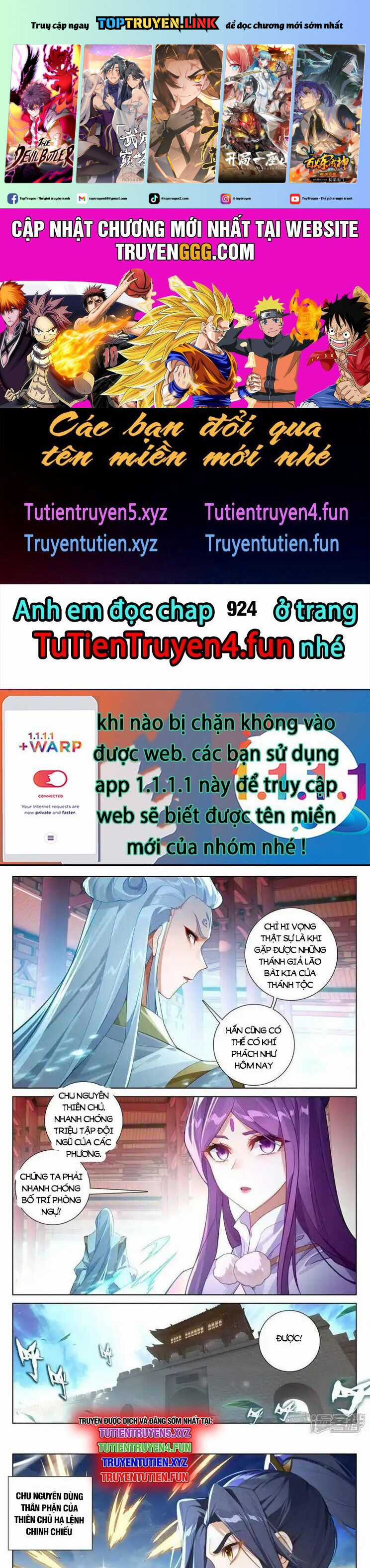 Nguyên Tôn Chapter 923 trang 1
