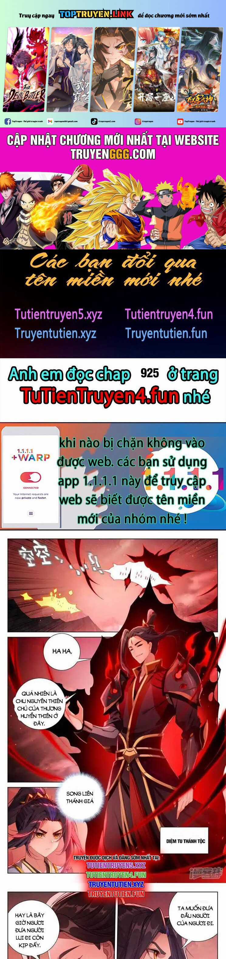 Nguyên Tôn Chapter 924 trang 1