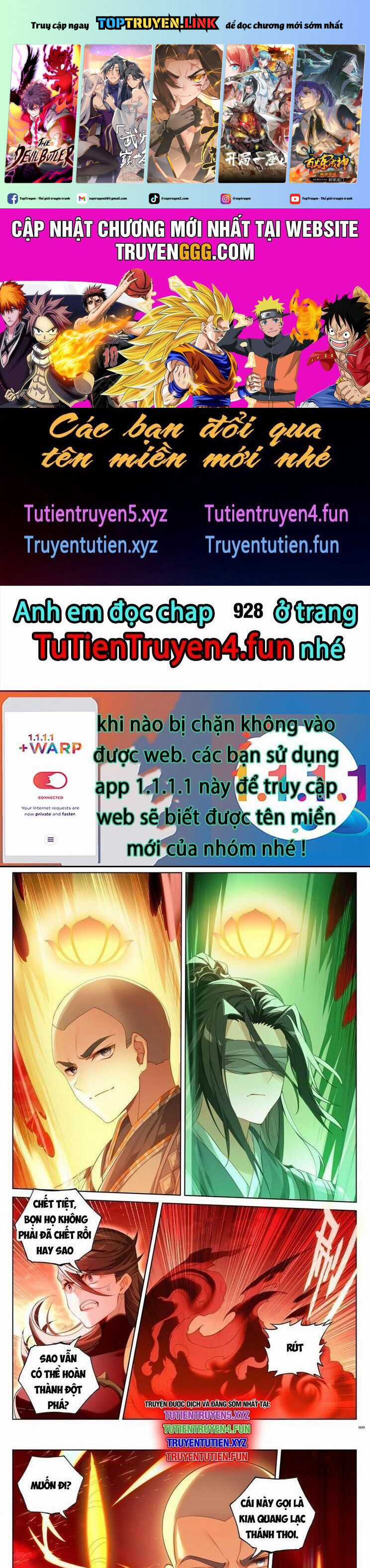 Nguyên Tôn Chapter 927 trang 1