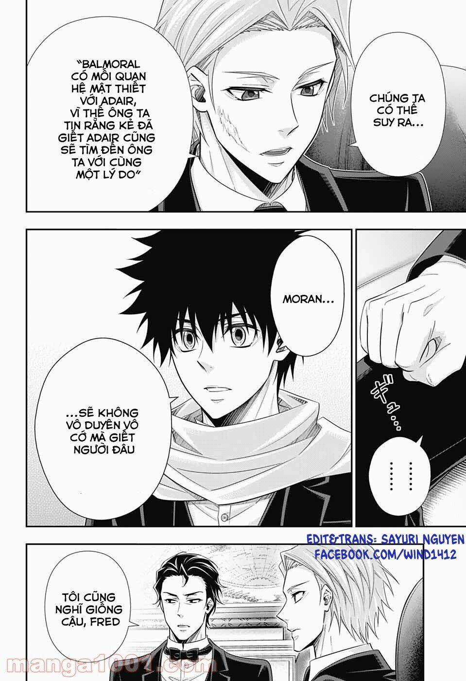 Nhà Ái Quốc Moriarty Chapter 58 trang 10