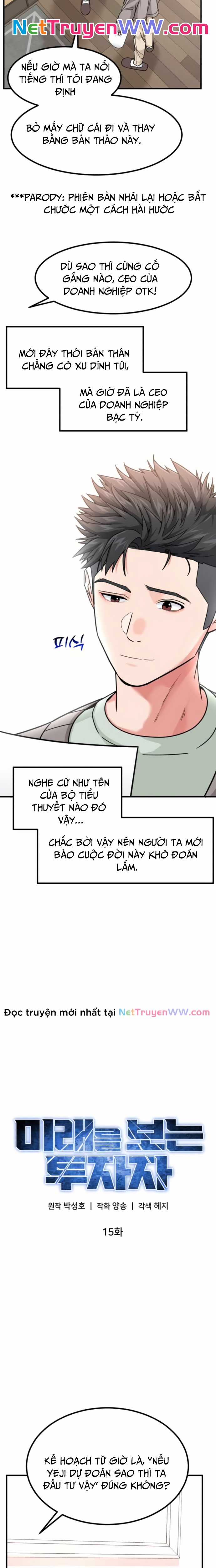 Nhà Đầu Tư Nhìn Thấy Tương Lai Chapter 15 trang 8