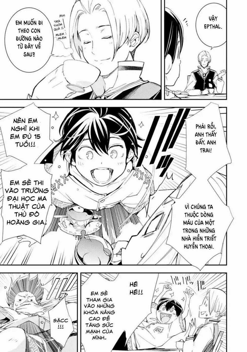 Nhà Hiền Triết Vô Song Chưa Thành Công Về Mặt Học Thuật ~ Một Phù Thủy S-Rank Gian Lận Sau Tái Sinh Chapter 2.1 trang 9