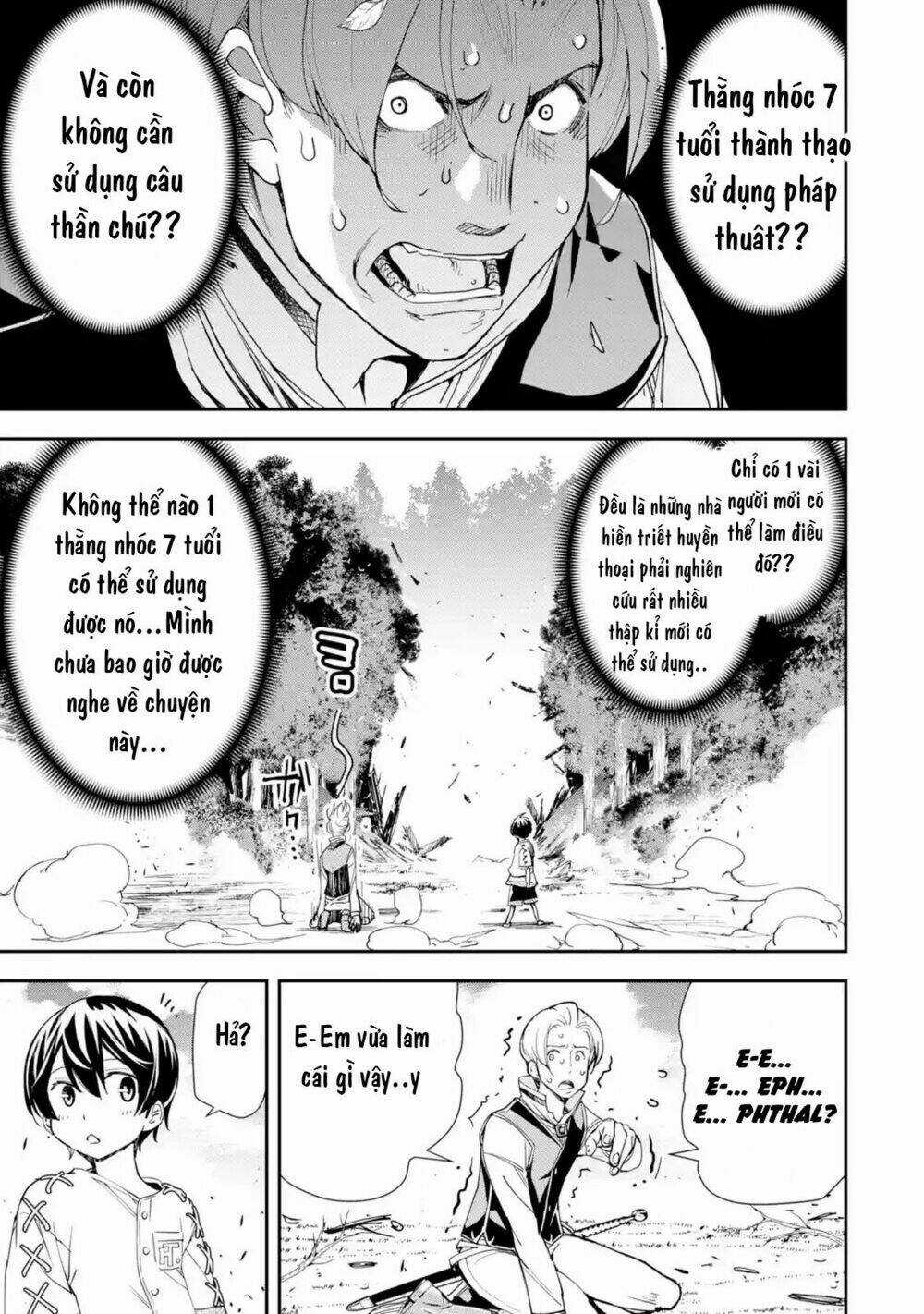 Nhà Hiền Triết Vô Song Chưa Thành Công Về Mặt Học Thuật ~ Một Phù Thủy S-Rank Gian Lận Sau Tái Sinh Chapter 2.3 trang 6