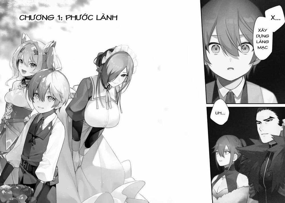 Nhà 「Sáng Tạo Làng」 Độc Nhất - Cuộc Sống Thư Thái Với Kỹ Năng Xây Dựng Làng Đầy Mùi Gian Lận Chapter 1 trang 6